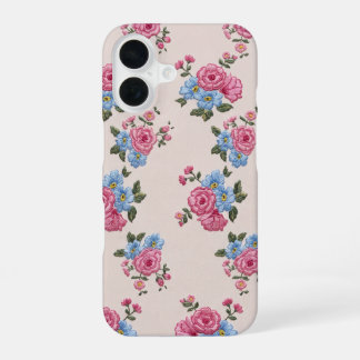 Rose embroidery texture iPhone16 case iPhone 16 Hülle