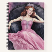 Rose Endormie Notizblock (Vorderseite)