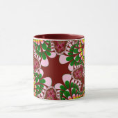 Rose Erdbeere Blume Tasse (Zentrum)