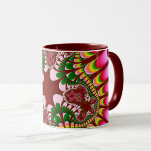 Rose Erdbeere Blume Tasse