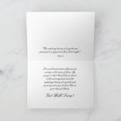 Rose erhält Wohlfahrtskarte Karte (Innenseite)