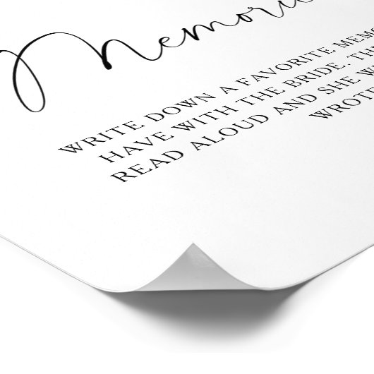 Rose - Erinnerungen mit der Braut Poster (Ecke)