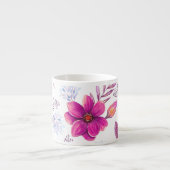 Rose Espressotasse (Vorderseite)