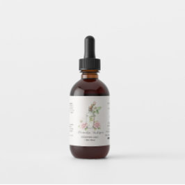 Rose Essenzielle Öle Flasche Adressaufkleber