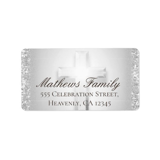 Rose | Etikett Adressaufkleber (Vorne)