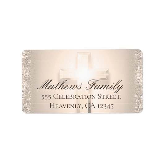 Rose | Etikett Adressaufkleber (Vorne)