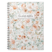 Rose Eucalyptus Verlasst Grünpflanzen Notizblock (Vorderseite)