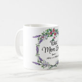 Rose Eukalyptus Beste Mama je Kaffeetasse (Vorderseite Links)