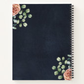 Rose Eukalyptus Floral rustikales Rezept Buch (Rückseite)