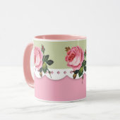 Rose Extravagante Tasse (Vorderseite Links)