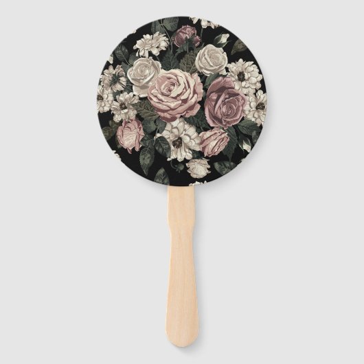 Rose Fächer (Vorderseite)