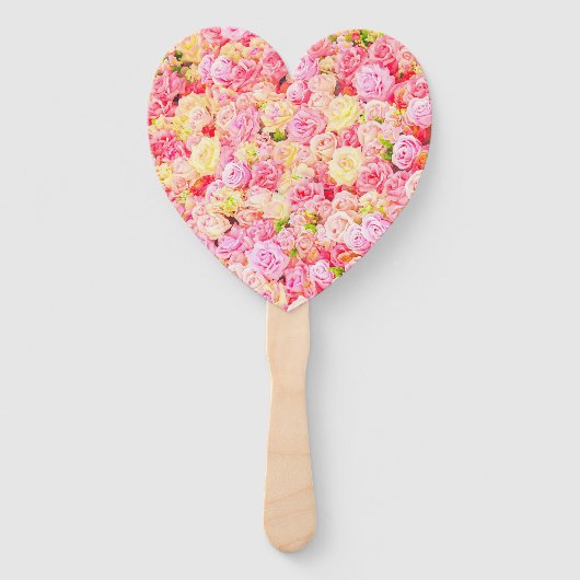 Rose Fächer (Rückseite)