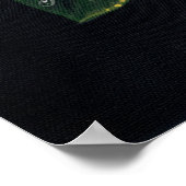 Rose Fairy ART PRINT Großaugenfantasie Poster (Ecke)