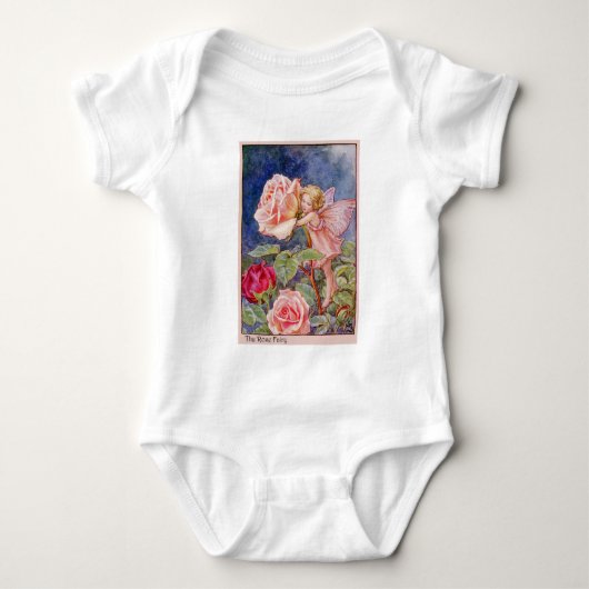 Rose Fairy Baby Strampler (Vorderseite)