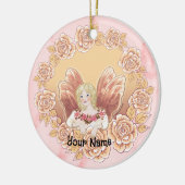Rose Fairy Ring Keramik Ornament (Links)