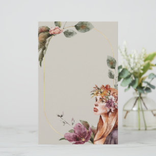 Rose Fairy Stationspapier Zauberfloral Briefpapier