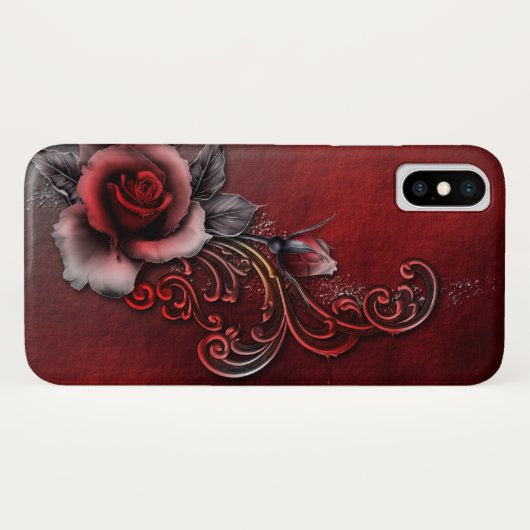 Rose - Fall iPhone X Case-Mate iPhone Hülle (Rückseite (Horizontal))