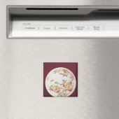 Rose Famille dekoriert Magnet (In Situ (Geschirrspüler))