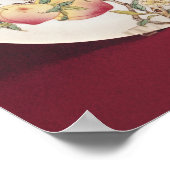 Rose Famille dekoriert Poster (Ecke)