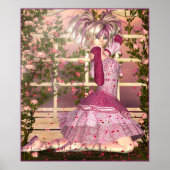 Rose Fantasy Art Poster (Vorne)