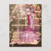 Rose Fantasy Art Postkarte (Vorderseite)