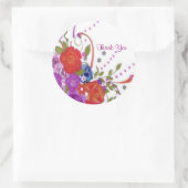 Rose Fantasy - Danke, Sticker (Tasche)