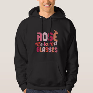 Rosé-farbene Gläser Niedlich und farbenfroh Wein Z Hoodie