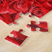 Rose-farbene Welt: Blumenfantasie Puzzle (Seite)