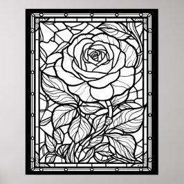 Rose-Farbenplakat Poster