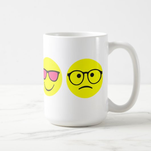 Rose farbige Gläser Kaffeetasse (Rechts)