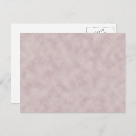 Rose farbige Pergament Textur Hintergrund Postkarte (Vorne/Hinten)