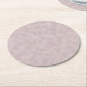 Rose farbige Pergament Textur Hintergrund Runder Pappuntersetzer (Angewinkelt)