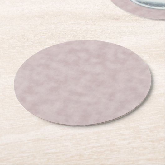 Rose farbige Pergament Textur Hintergrund Runder Pappuntersetzer (Angewinkelt)