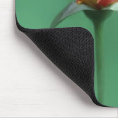 Rose-farbige Rose Mousepad (Ecke)