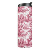 Rose-farbiges Toildesign Thermosbecher (Nach links gedreht)