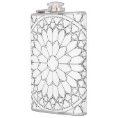 Rose Festglas Flachmann (Links)