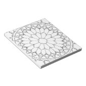 Rose Festglas Notizblock (angewinkelt)