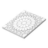 Rose Festglas Notizblock (Rotiert)