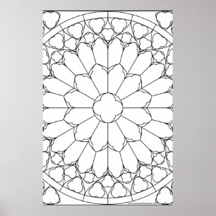 Rose Festglas Poster
