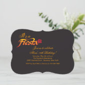 Rose Fiesta Einladung (Stehend Vorderseite)