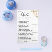 Rose Finden Sie die Gast Brautparty Spielkarte Flyer (Einzeln)