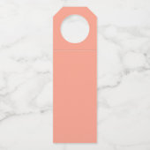 Rose Flaschenanhänger (Rückseite)