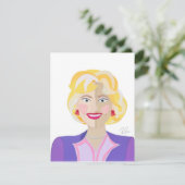 Rose Flat Thank You Card Dankeskarte (Stehend Vorderseite)