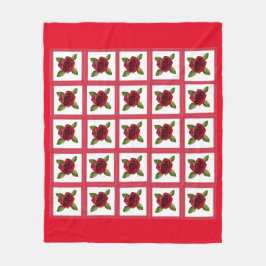 Rose Fleece Blanket