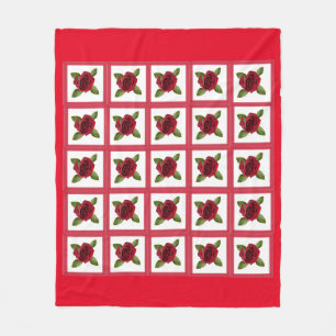 Rose Fleece Blanket