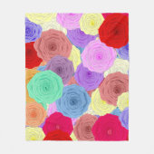 Rose Fleece Blanket (Vorderseite)