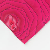 Rose Fleece Blanket (Ecke)