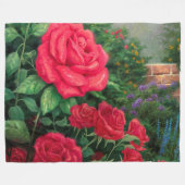 Rose Fleecedecke (Vorderseite (Horizontal))