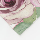 Rose Fleecedecke (Ecke)