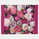 Rose Fleecedecke (Vorderseite (Horizontal))